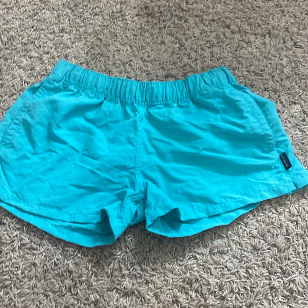 Blue women’s rough Patagonia shorts